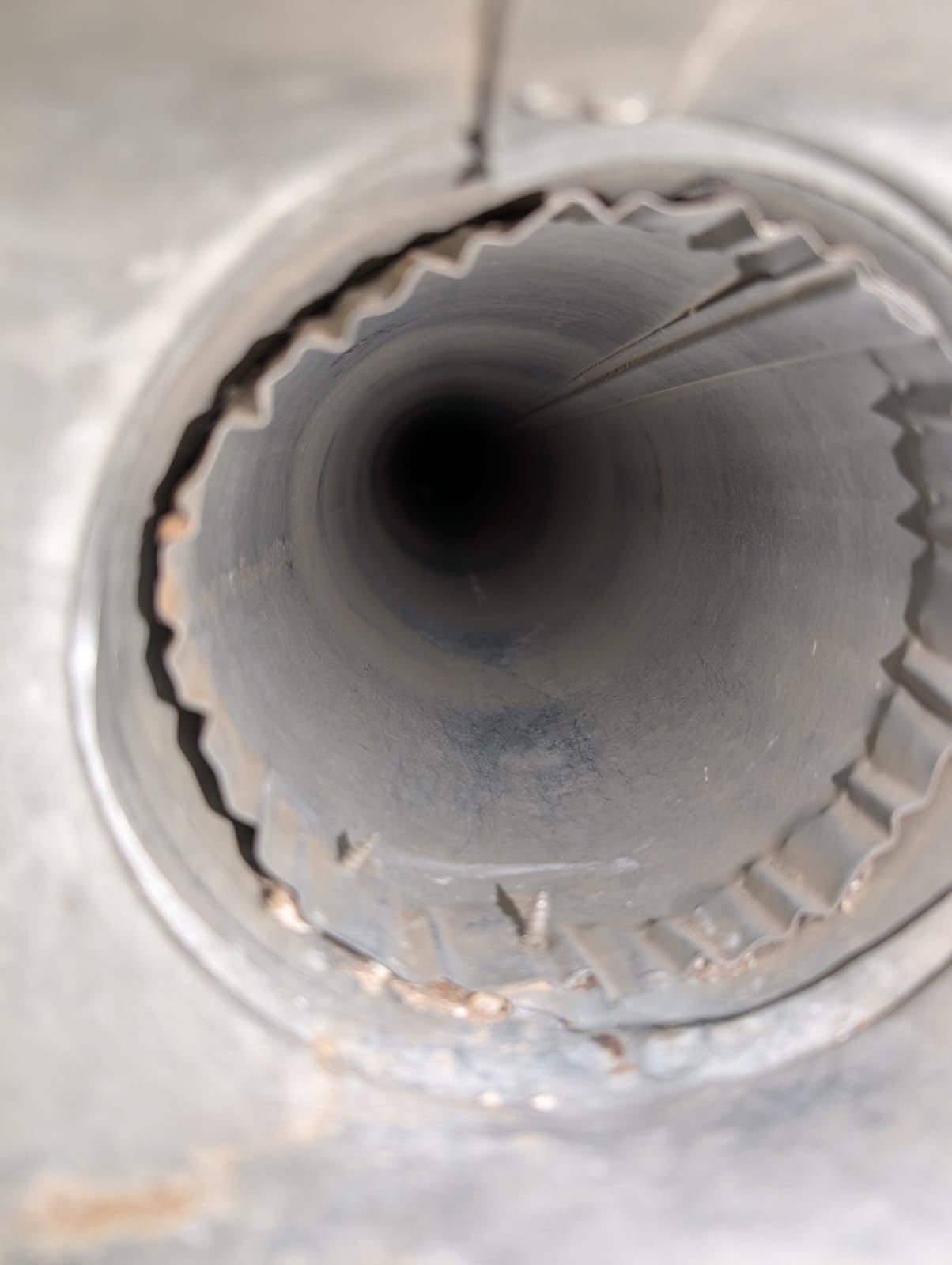HVAC duct cleaning result photo